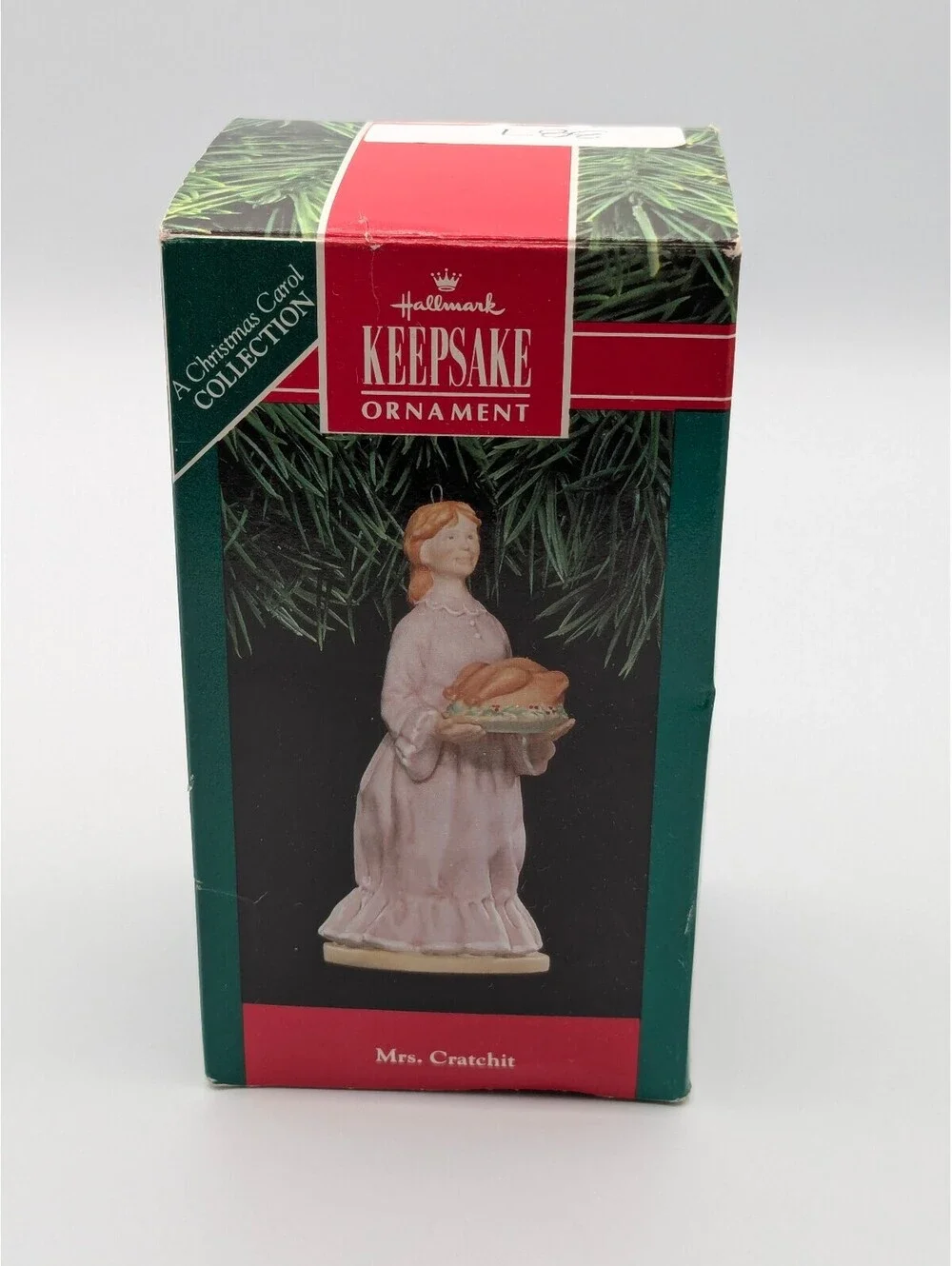 Hallmark Keepsake Mrs. Cratchit 1991 Porcelain, Dickens' A Christmas Carol